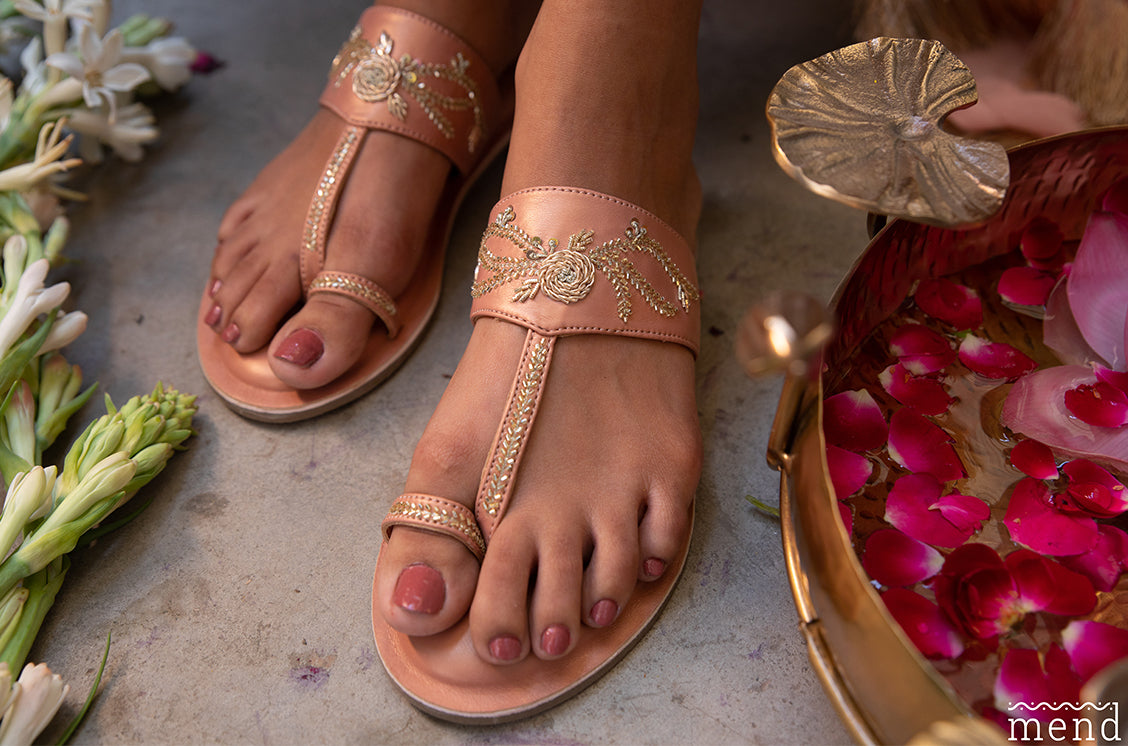 Buy Wedding Shoes Gold, Wedding Sandals Heel, Wedding Heels Gold, Bridal  Shoes for Bride,bridal Sandals for Wedding Zardozi Embroidered Online in  India - Etsy